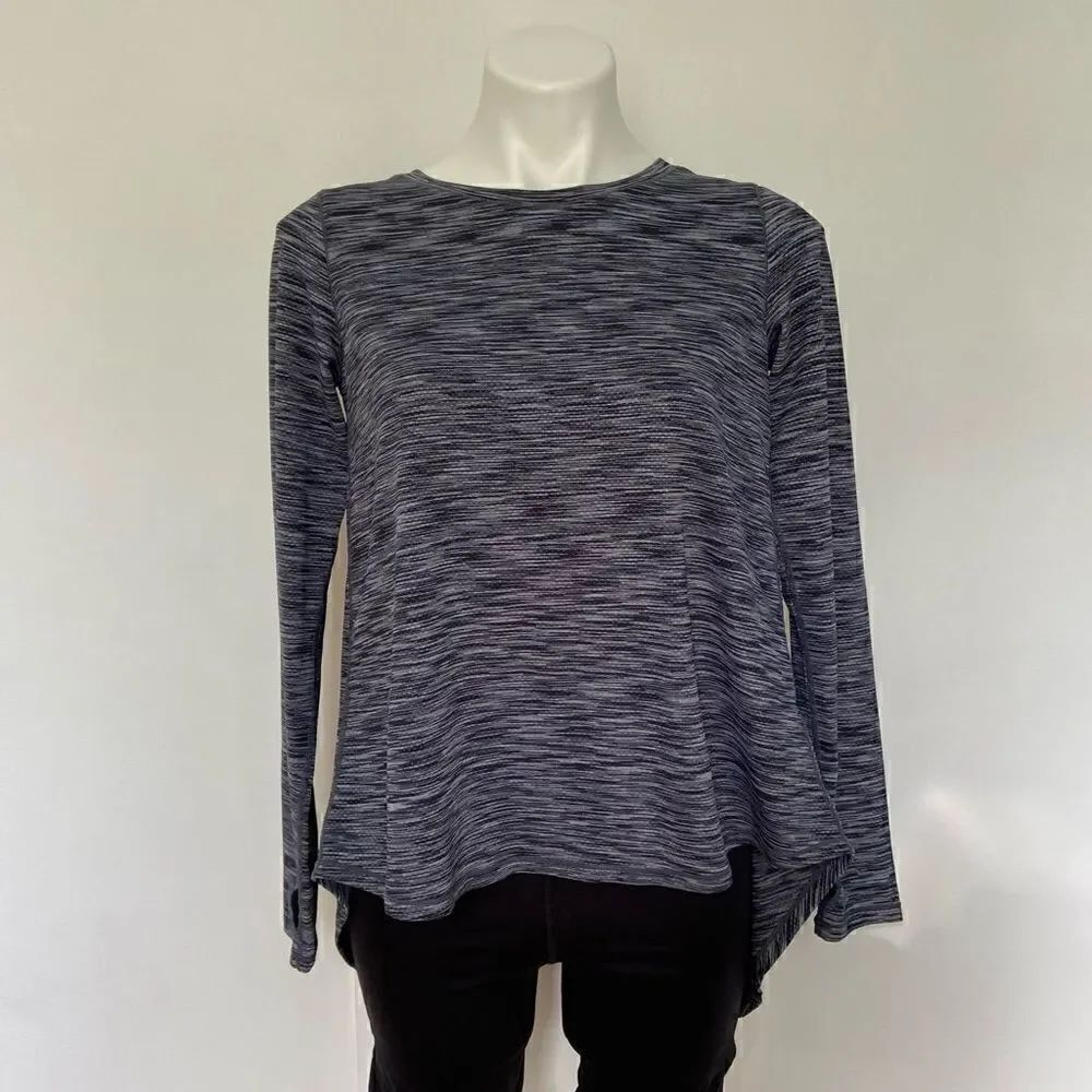 Zyia Active Long Sleeve Open Back Running Top - Picture 5 of 8